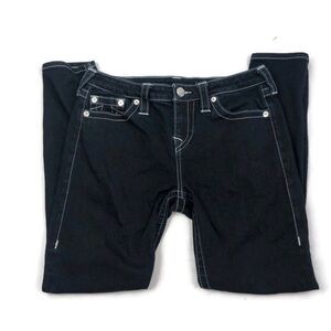 True Religion Dark Wash Section Super Skinny Jean